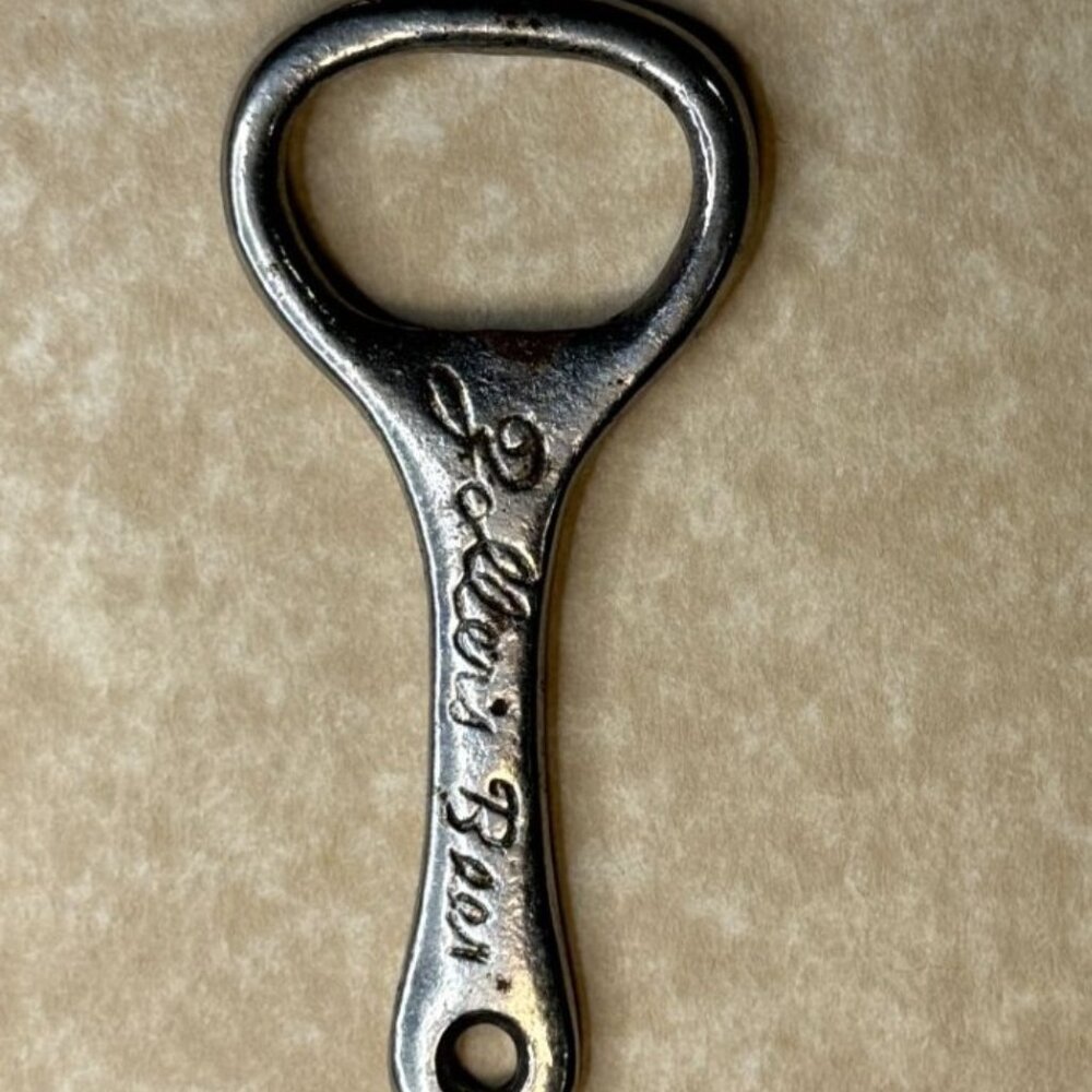Vintage Zollers Beer Bottle Opener Antique Metal Barware Collectible